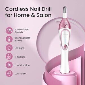 36-Piece Professional Manicure Pedicure Kit-Cordless Electric Nail File
